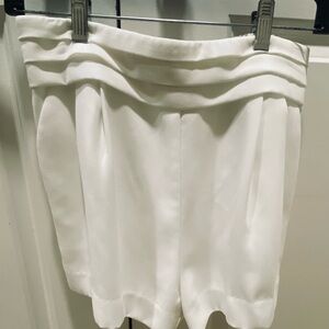 Elegant Ivory Women's Shorts